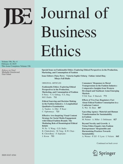 Journal of Business Ethics
