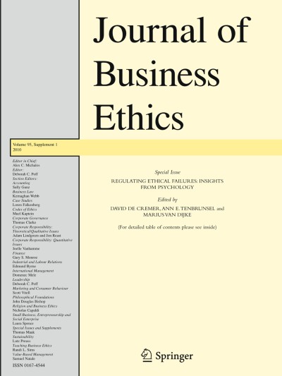Journal of Business Ethics 1/2010