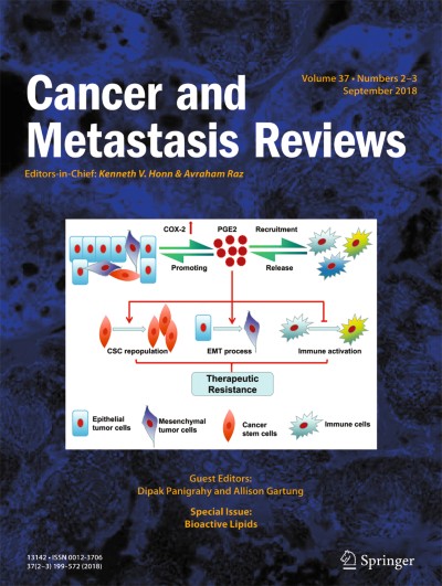 Cancer and Metastasis Reviews 2-3/2018