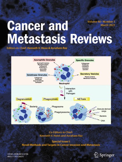Cancer and Metastasis Reviews 1/2021