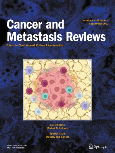 Cancer and Metastasis Reviews 3/2022