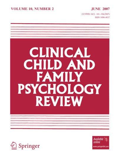 Clinical Child and Family Psychology Review 2/2007