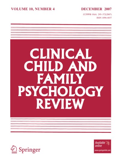 Clinical Child and Family Psychology Review 4/2007
