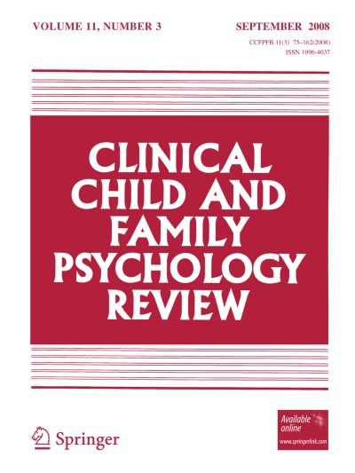 Clinical Child and Family Psychology Review 3/2008