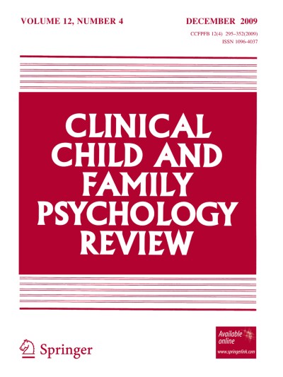 Clinical Child and Family Psychology Review 4/2009