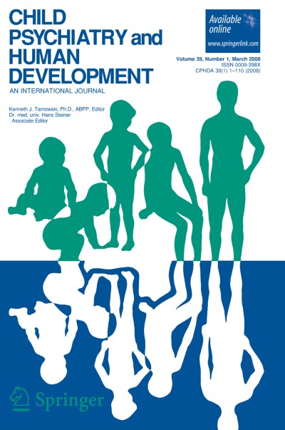 Child Psychiatry & Human Development 1/2008