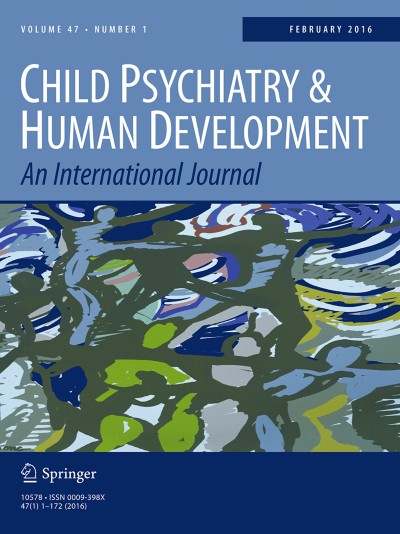 Child Psychiatry & Human Development 1/2016