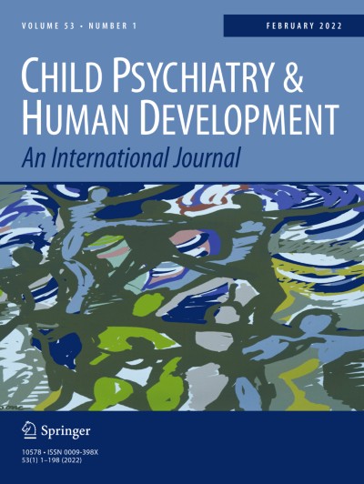 Child Psychiatry & Human Development 1/2022