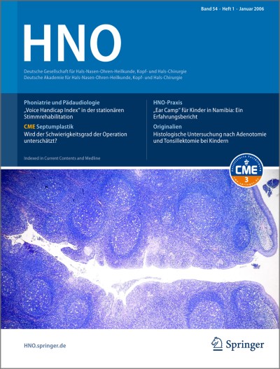 Link zu Zeitschrift HNO