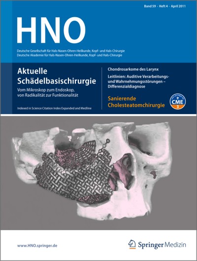 Link zu Zeitschrift HNO