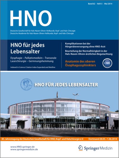 Link zu Zeitschrift HNO