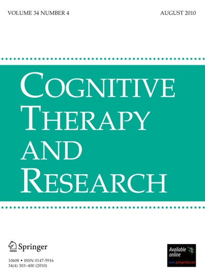 Cognitive Therapy and Research 4/2010