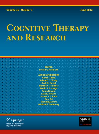 Cognitive Therapy and Research 3/2012
