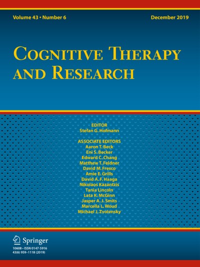 Cognitive Therapy and Research 6/2019