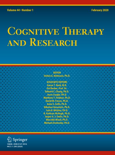 Cognitive Therapy and Research 1/2020