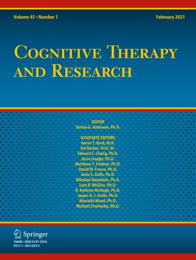 Cognitive Therapy and Research 1/2021