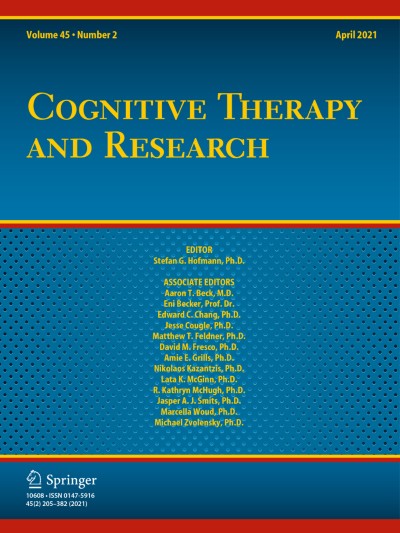 Cognitive Therapy and Research 2/2021