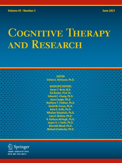 Cognitive Therapy and Research 3/2021