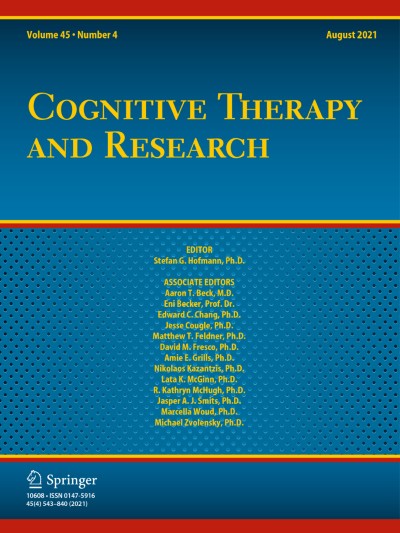 Cognitive Therapy and Research 4/2021