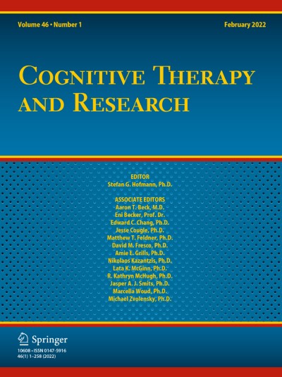 Cognitive Therapy and Research 1/2022