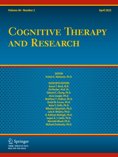 Cognitive Therapy and Research 2/2022