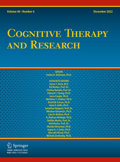 Cognitive Therapy and Research 6/2022