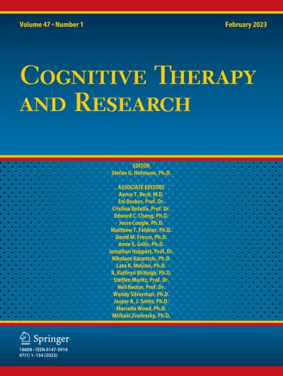 Cognitive Therapy and Research 1/2023