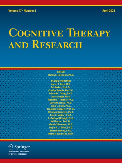 Cognitive Therapy and Research 2/2023