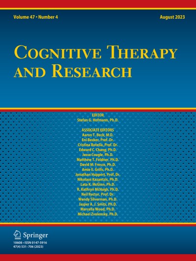 Cognitive Therapy and Research 4/2023