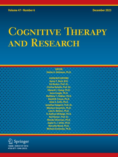 Cognitive Therapy and Research 6/2023