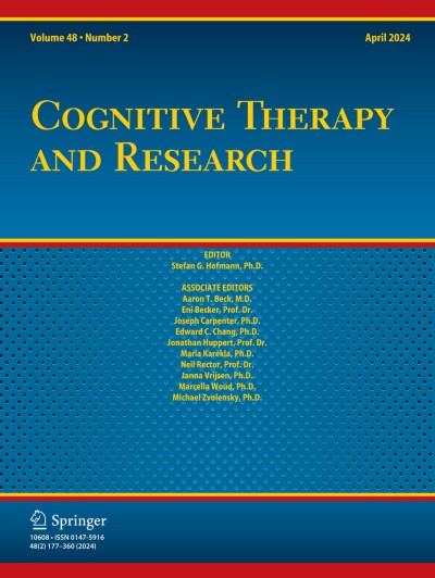 Cognitive Therapy and Research 2/2024