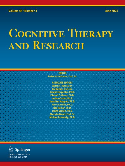 Cognitive Therapy and Research 3/2024