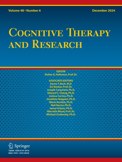 Cognitive Therapy and Research 6/2024