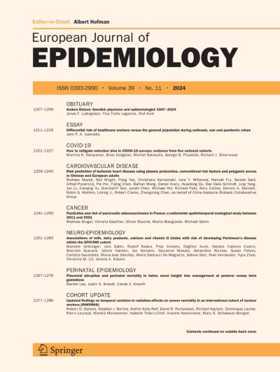 European Journal of Epidemiology 11/2024