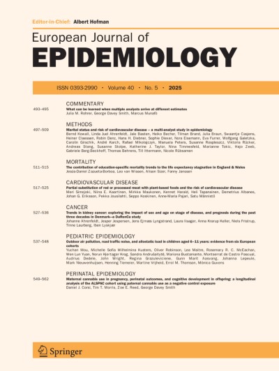 European Journal of Epidemiology 5/2025