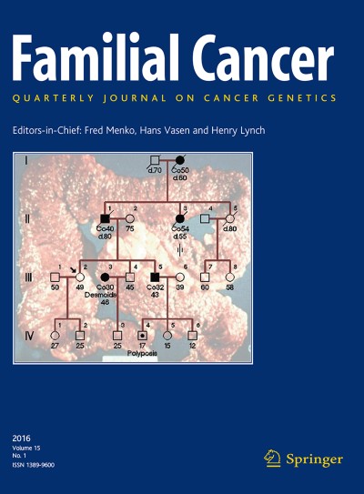 Familial Cancer 1/2016