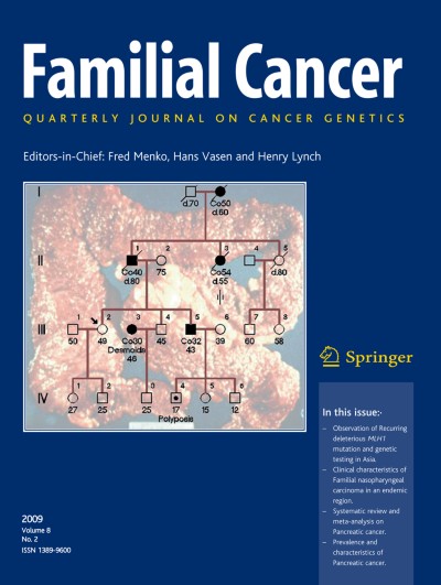 Familial Cancer 2/2009