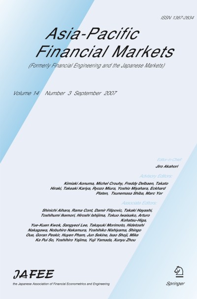 Asia-Pacific Financial Markets 3/2007