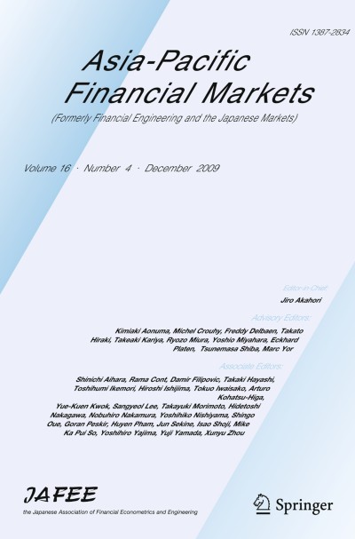 Asia-Pacific Financial Markets 4/2009