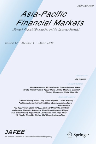 Asia-Pacific Financial Markets 1/2010
