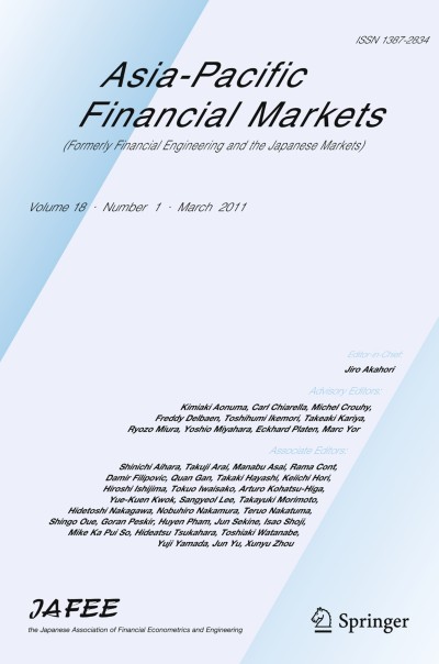 Asia-Pacific Financial Markets 1/2011
