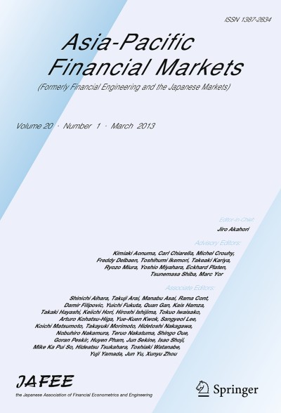Asia-Pacific Financial Markets 1/2013
