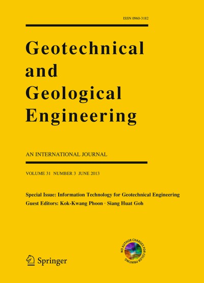 Geotechnical and Geological Engineering 3/2013