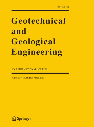 Geotechnical and Geological Engineering 3/2026 | springerprofessional.de