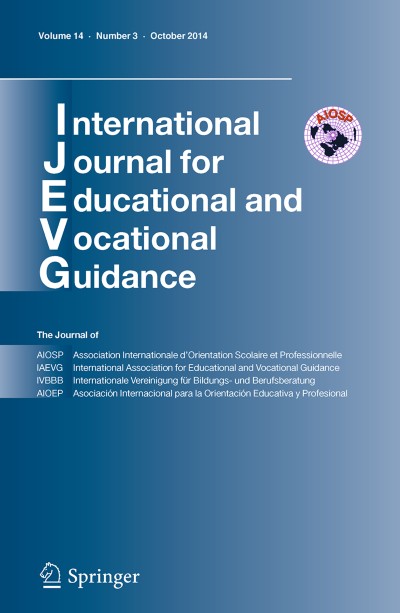 International Journal for Educational and Vocational Guidance 3/2014