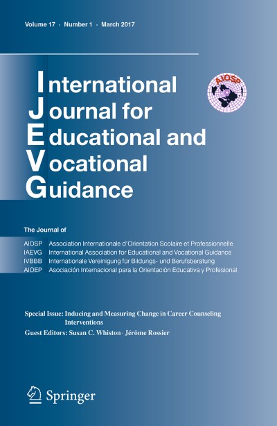 International Journal for Educational and Vocational Guidance 1/2017