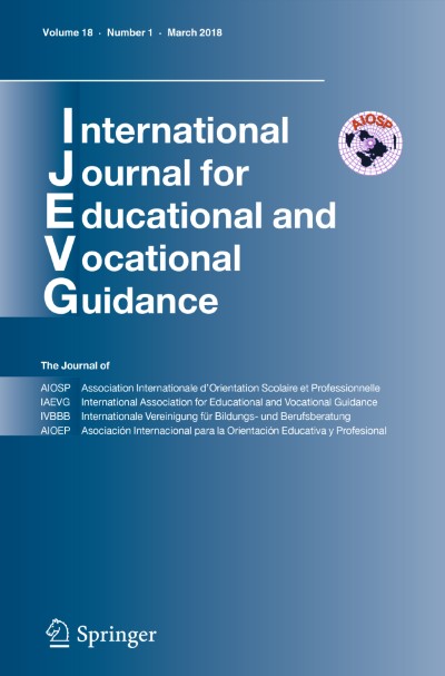 International Journal for Educational and Vocational Guidance 1/2018