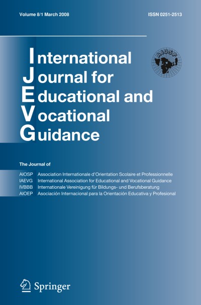 International Journal for Educational and Vocational Guidance 1/2008