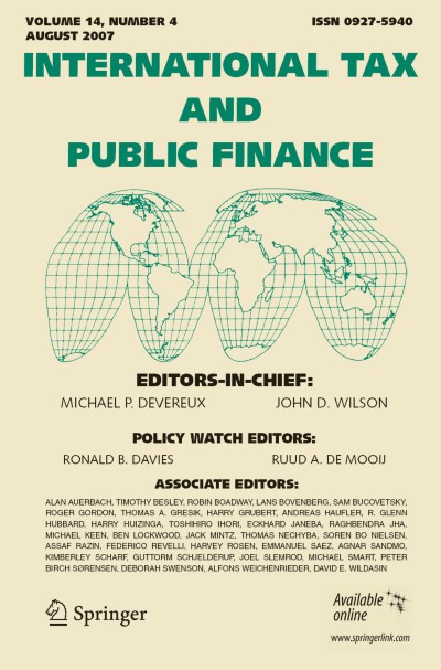 International Tax and Public Finance 4/2007