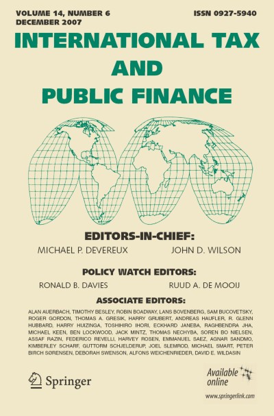 International Tax and Public Finance 6/2007